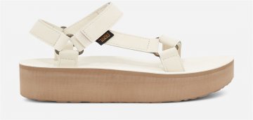 Women's Flatform Universal Up Leather - WHITE SWAN